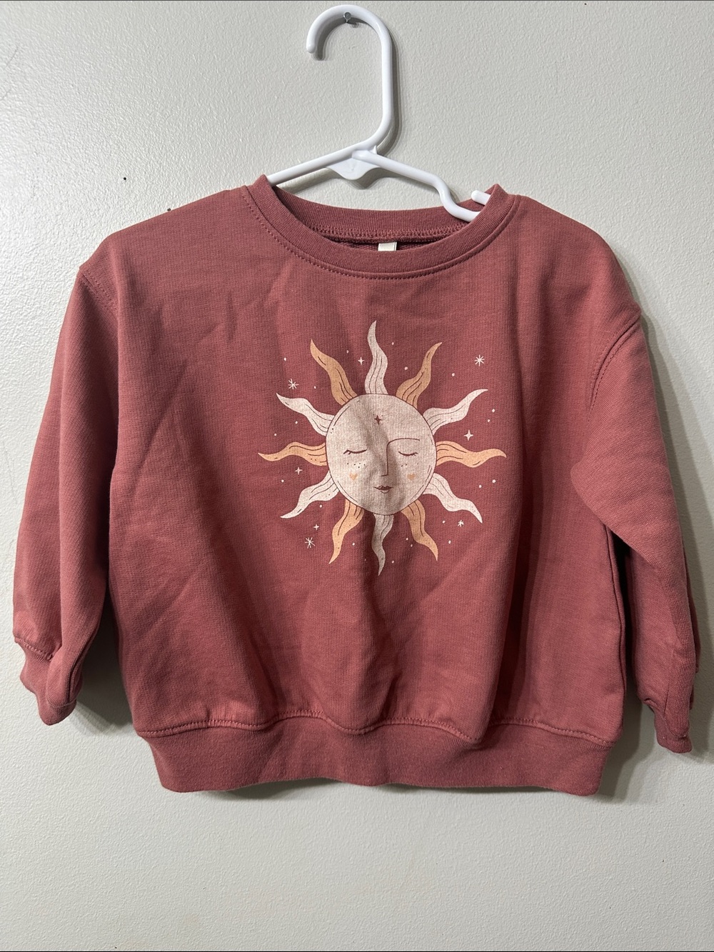 Rylee + Cru Kids Sun Graphic Sweatshirt Pink 12-18M NWT